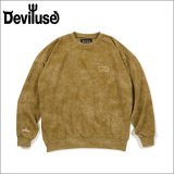 【送料無料】Deviluse デビルユース Blank Logo クルーネックスウェット OLIVE