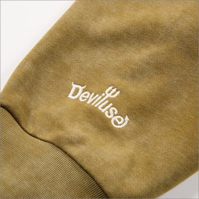 画像5: 【送料無料】Deviluse デビルユース Blank Logo クルーネックスウェット OLIVE