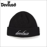 Deviluse デビルユース Script ビーニー BLACK