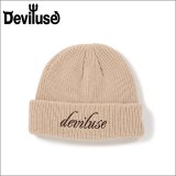 Deviluse デビルユース Script ビーニー KHAKI