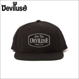 Deviluse デビルユース Trade Mark スナップバックキャップ BLACK