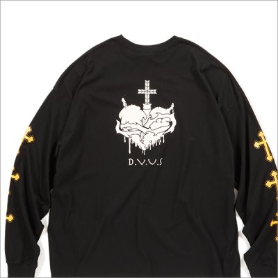 画像4: Deviluse デビルユース Sacred Heart L/S Tシャツ BLACK