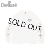 Deviluse デビルユース Sacred Heart L/S Tシャツ WHITE