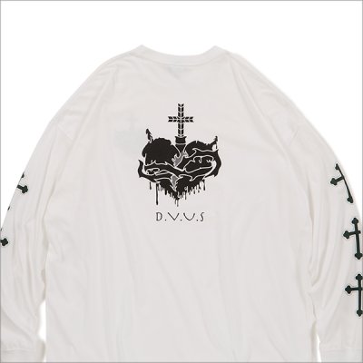 画像4: Deviluse デビルユース Sacred Heart L/S Tシャツ WHITE