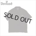 【送料無料】Deviluse デビルユース Leopard Open Collar S/Sシャツ BLACK