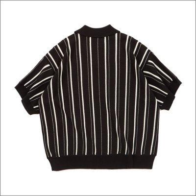 画像2: 【送料無料】Deviluse デビルユース Stripe Polo BLACK