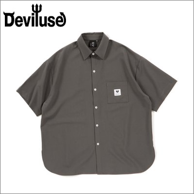 画像1: 【送料無料】Deviluse デビルユース Heartaches S/Sシャツ CHARCOAL