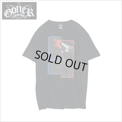 画像1: 【50%OFF】GoneR ゴナー Rose Hand Tシャツ BLACK