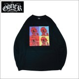 GoneR ゴナー Rose Jesus L/S Tシャツ BLACK 