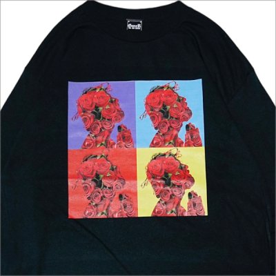 画像4: GoneR ゴナー Rose Jesus L/S Tシャツ BLACK 