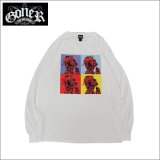 GoneR ゴナー Rose Jesus L/S Tシャツ WHITE