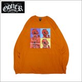 GoneR ゴナー Rose Jesus L/S Tシャツ TEXAS ORANGE