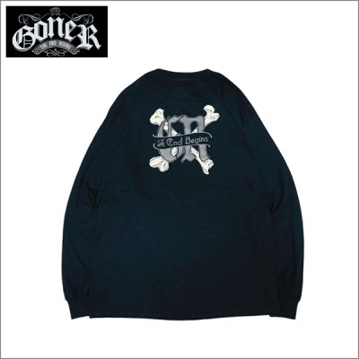 画像1: GoneR ゴナー GoneR feat.Yohji L/S Tシャツ BLACK 