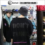 【CS限定カラー】isxnot イズノット ALIVE Tシャツ BLACK/BLACK
