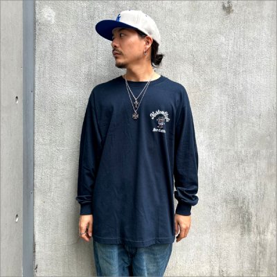 画像3: KustomStyle カスタムスタイル CACTUS SUR CALIFAS L/S Tシャツ NAVY