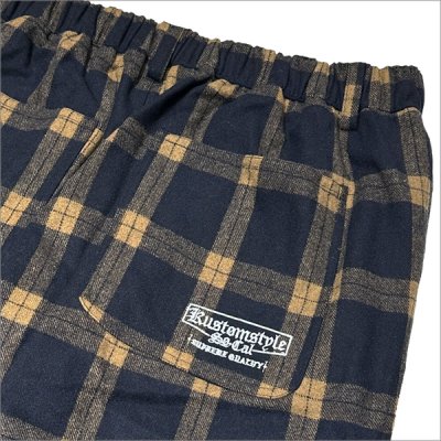 画像4: 【送料無料】KustomStyle カスタムスタイル SUPREME QUALITY '24 CHECK パンツ BLACK/TAN