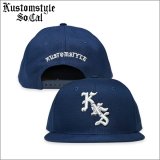 KustomStyle カスタムスタイル CHISOX スナップバックCAP NAVY