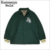 【送料無料】KustomStyle カスタムスタイル PLAQUE CAR CLUB JKT GREEN