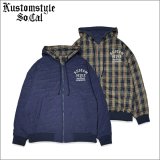 【送料無料】KustomStyle カスタムスタイル SHADES リバーシブルJKT NAVY