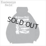 【送料無料】KUSTOMSTYLExUSVERSUSTHEM COLLABORATION プルオーバーパーカー BLACK