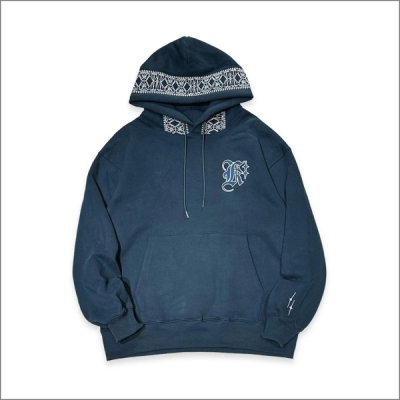 画像2: 【送料無料】KustomStyle カスタムスタイル LA BANDANA プルオーバーパーカー DARK NAVY