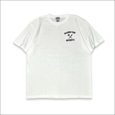 画像2: KUSTOMSTYLExUSVERSUSTHEM COLLABORATION Tシャツ WHITE