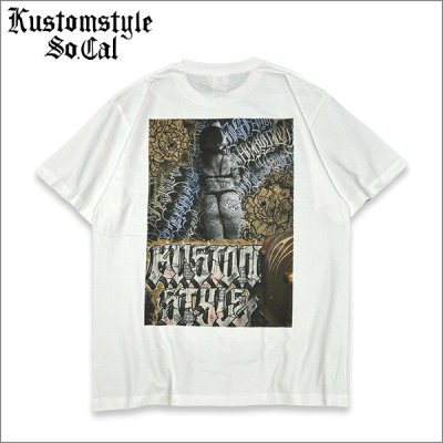 画像1: KustomStyle カスタムスタイル KARMA Tシャツ WHITE