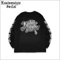 KustomStyle カスタムスタイル NORM LOVE LETTER L/S Tシャツ BLACK	