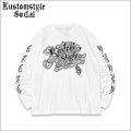 KustomStyle カスタムスタイル NORM LOVE LETTER L/S Tシャツ WHITE