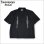 画像1: 【送料無料】KustomStyle カスタムスタイル CARLSBAD S/S オープンカラーシャツ BLACK (1)