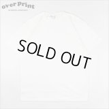 over print オーバープリント EMB logo Tシャツ WHITE