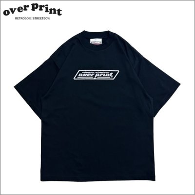 画像1: over print オーバープリント NEW STANDARD Tシャツ BLACK