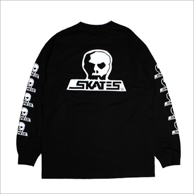 画像2: 【送料無料】SKULL SKATES スカルスケーツ Logo L/S Tee BLACK/WHITE