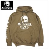 【送料無料】SKULL SKATES スカルスケーツ MASH UNIT P/Oパーカー OLIVE