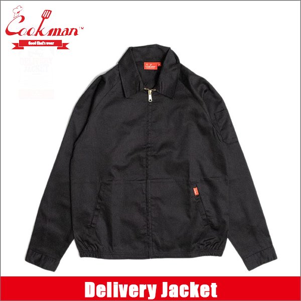 画像1: 【送料無料】COOKMAN クックマン Delivery JKT BLACK (1)