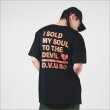 画像7: Deviluse デビルユース Heartaches Tシャツ BLACK (7)