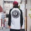 画像15: CAPTAIN STREET 8Ball Raglan L/S Tシャツ BLACK キャプテンストリート (15)