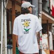 画像6: Deviluse デビルユース Prickly Flower Tシャツ WHITE (6)