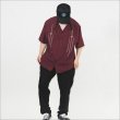 画像6: 【送料無料】KustomStyle カスタムスタイル JURIUS CAESAR S/S キューバシャツ BURGUNDY (6)