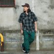 画像8: 【送料無料】BLUCO ブルコ BUFFALO CHECK WORK SHIRT S/S MOSS GREEN (8)