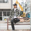 画像3: 【送料無料】CAPTAIN STREET CAPTAINST CHECK L/S シャツ OLIVE キャプテンストリート (3)