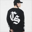 画像9: CAPTAIN STREET Old CS L/S Tシャツ BLACK キャプテンストリート (9)