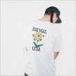 画像11: Deviluse デビルユース Prickly Flower Tシャツ WHITE (11)