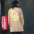 画像9: CAPTAIN STREET Old CS L/S Tシャツ CAMEL キャプテンストリート (9)