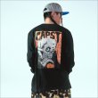 画像9: CAPTAIN STREET Skull CTK L/S Tシャツ BLACK キャプテンストリート (9)