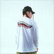 画像8: CAPTAIN STREET Shark Mouth L/S Tシャツ WHITE キャプテンストリート (8)