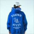 画像10: 【送料無料】KustomStyle カスタムスタイル LA BANDANA プルオーバーパーカー ROYAL BLUE (10)