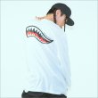 画像10: CAPTAIN STREET Shark Mouth L/S Tシャツ WHITE キャプテンストリート (10)