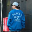 画像7: 【送料無料】KustomStyle カスタムスタイル SHADES クルーネックスウェット BLUE (7)