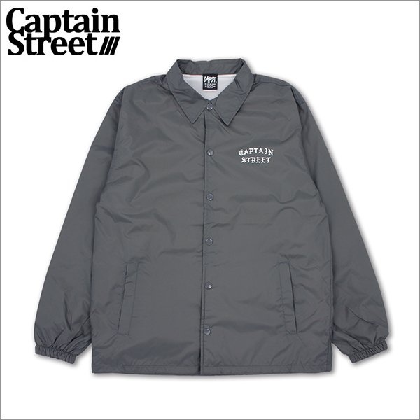 画像1: 【送料無料】CAPTAIN STREET FO コーチJKT GRAY キャプテンストリート (1)